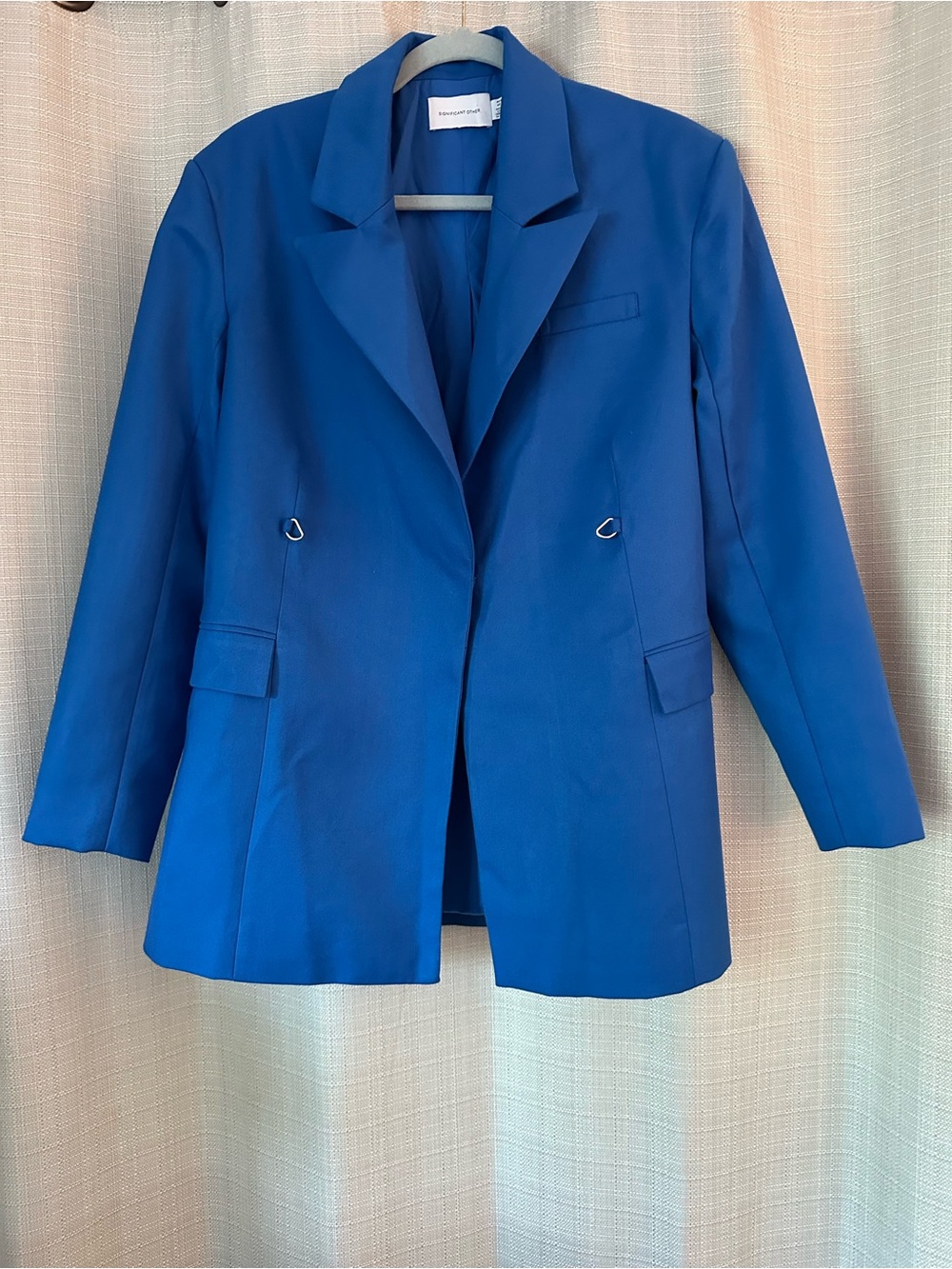 Significant Other Never Women’s Electric Blue Tailored Blazer 2 - Picture 3 of 16